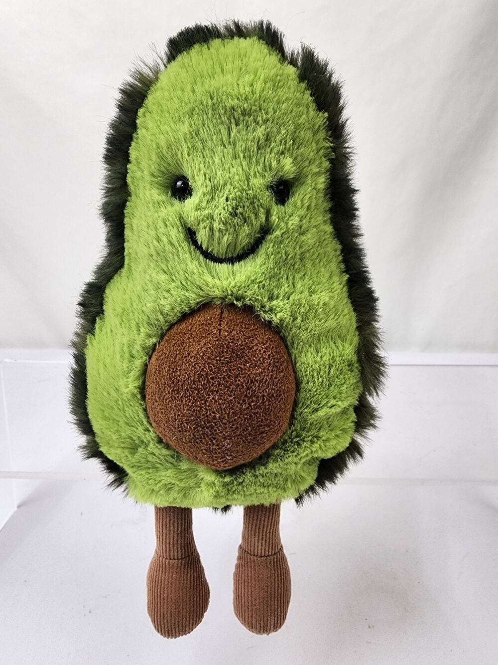 Jellycat Amuseables Smiling Avocado 8" Small Plush Stuffed Silky Soft